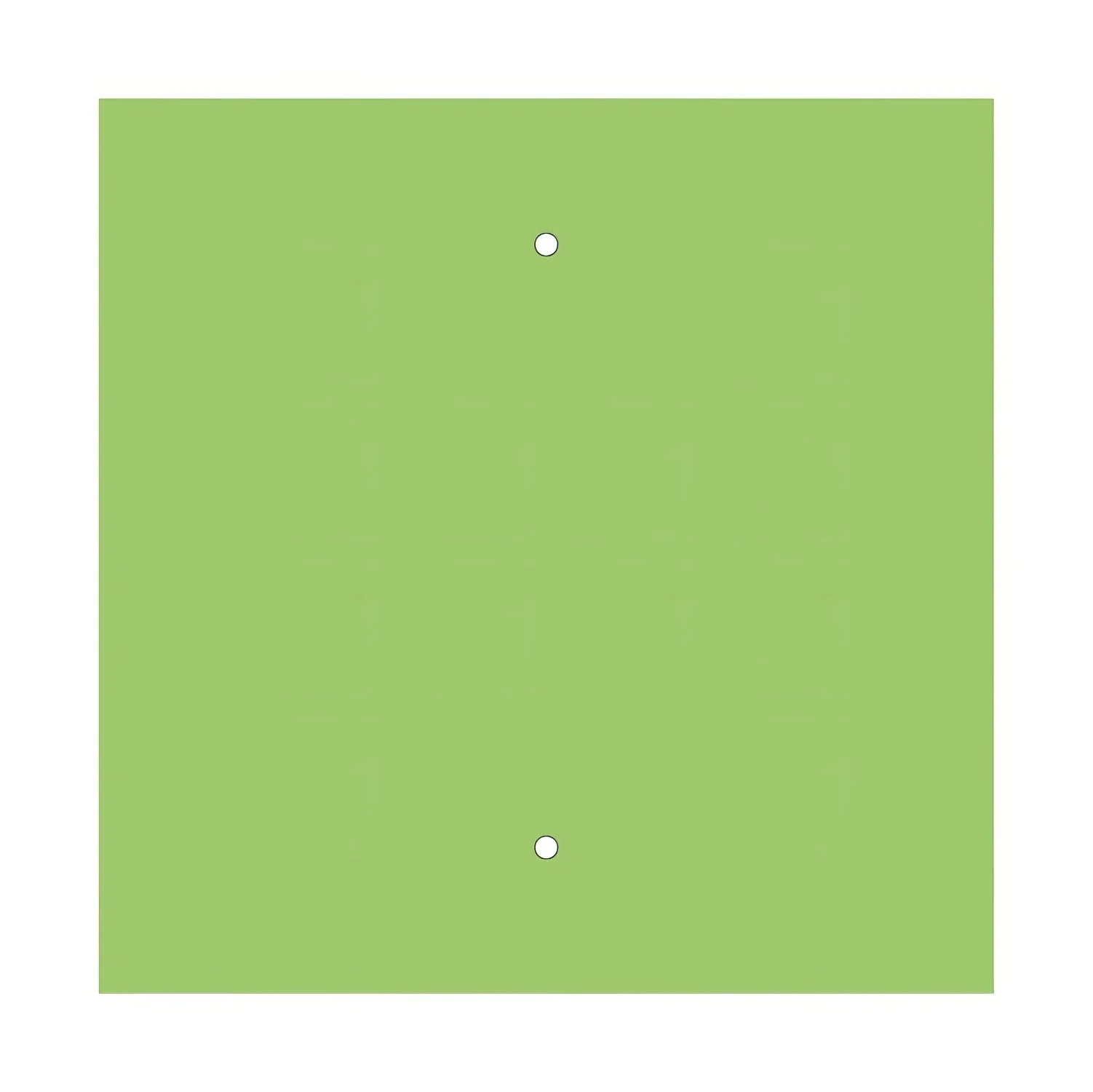 XXL Rose-One square ceiling canopy, 400 mm with 2 holes and 4 side holes - Meadow green - Image 3